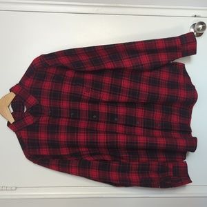 Chaps plaid lumberjack shirt mens XL